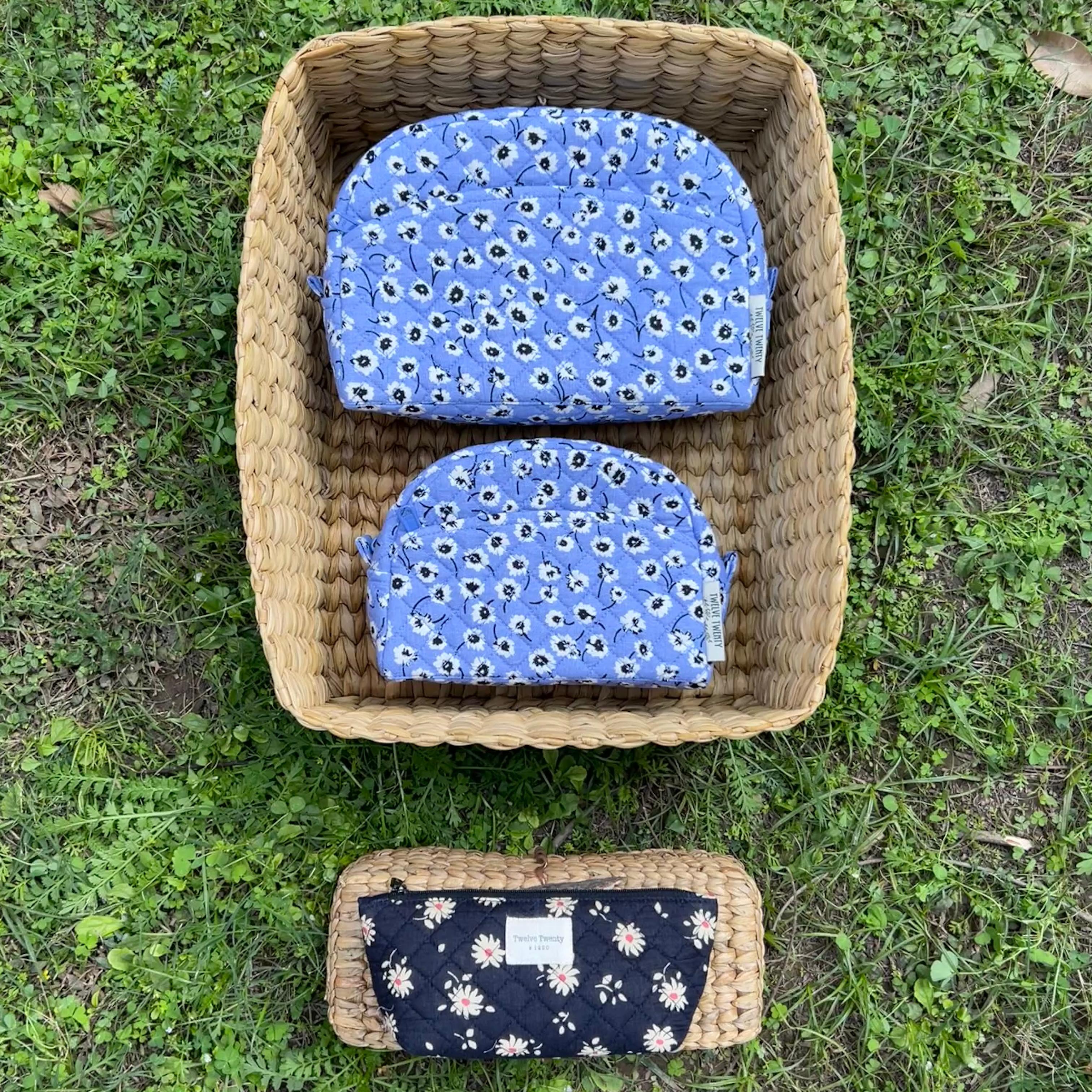 Trinity Set of 3 (2 Makeup Bags + Everyday Pouch)
