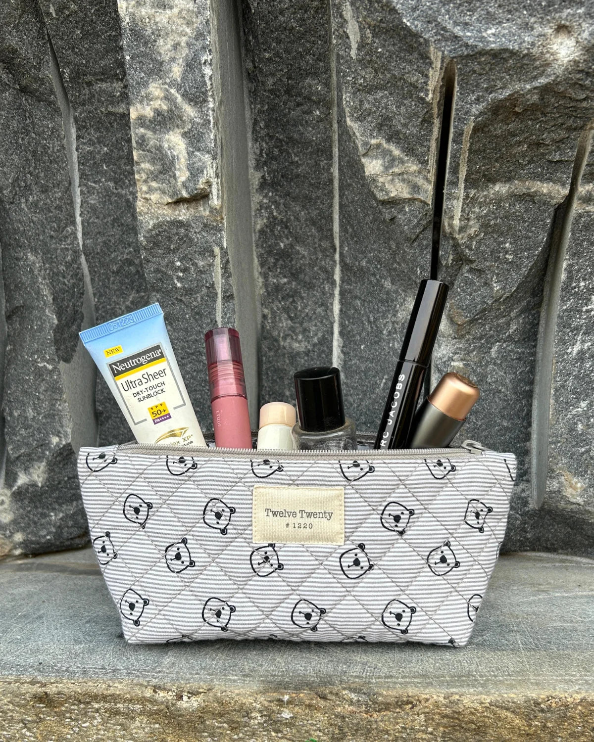 Everyday Pouch - Grey Teddy