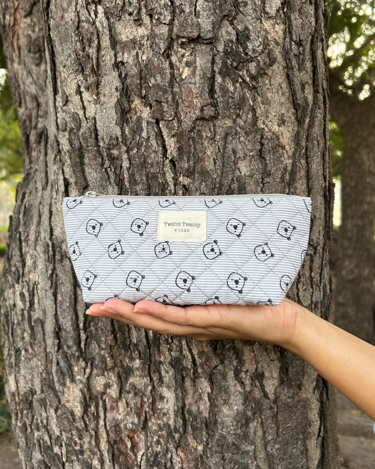 Everyday Pouch - Grey Teddy
