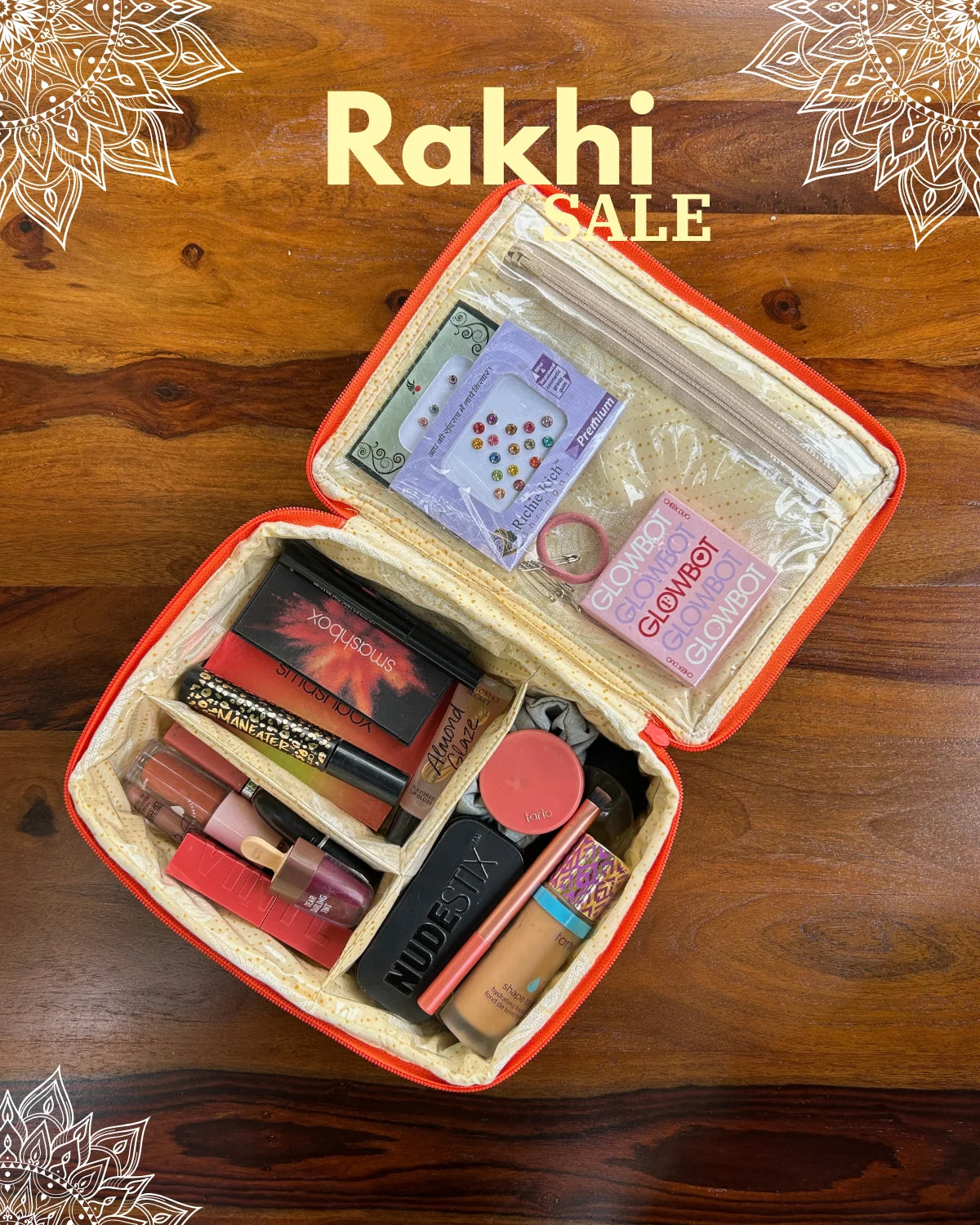 Makeup Organizer - Orange Tropical
