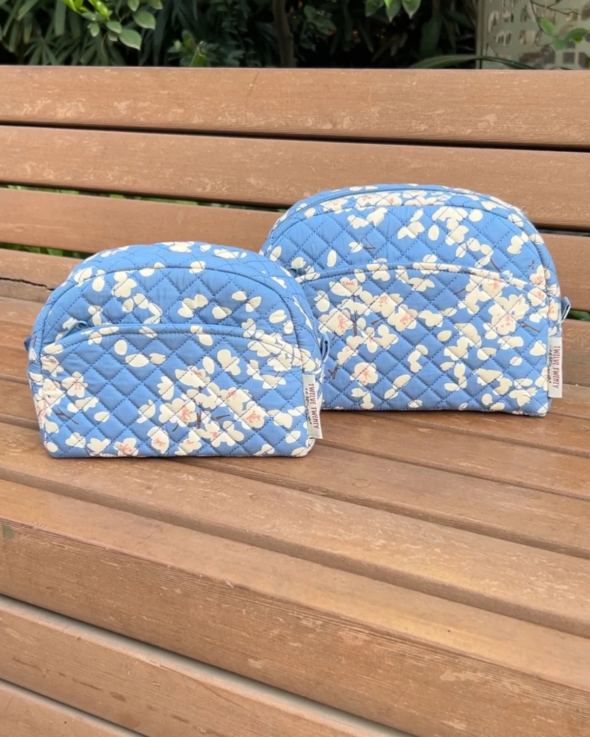 Makeup Bags (Set of 2) - Cherry Blossom