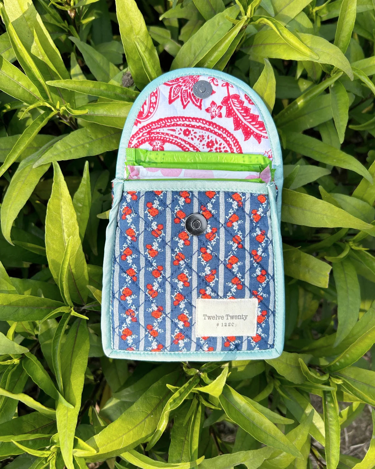 Sanitary Pouch - Blue Roses