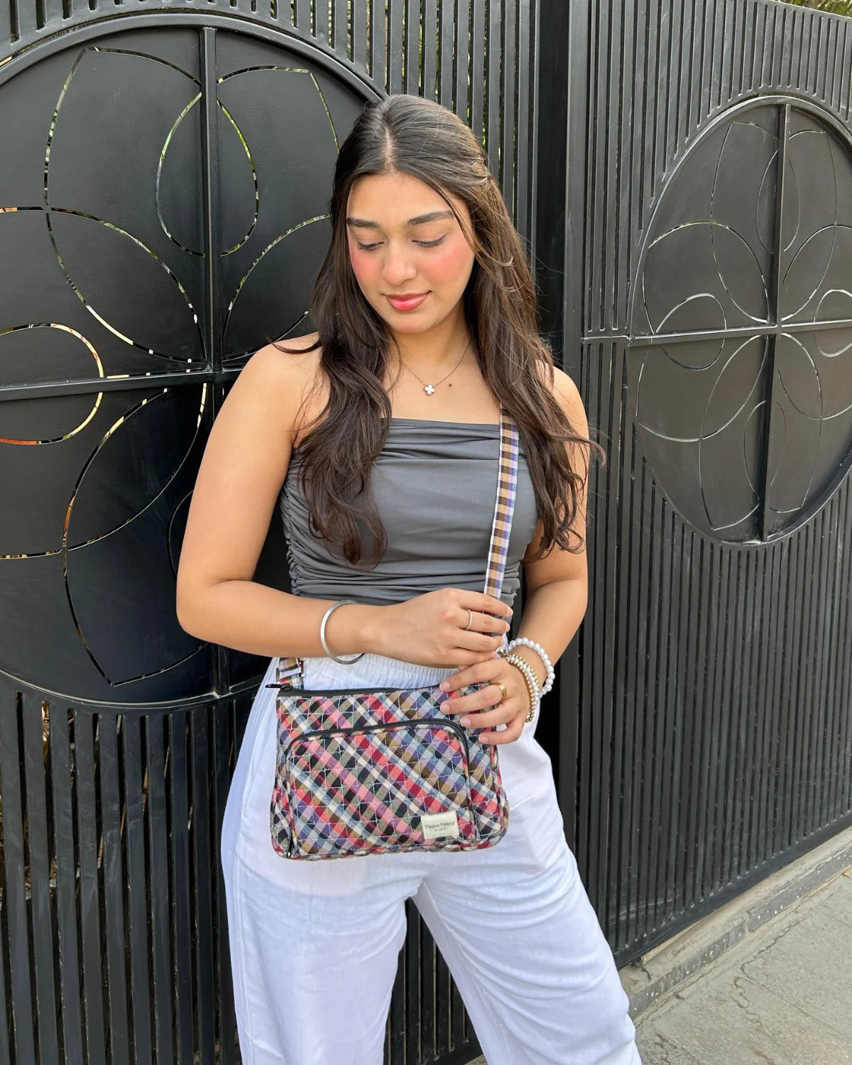 Sling Bag - Multi Checks