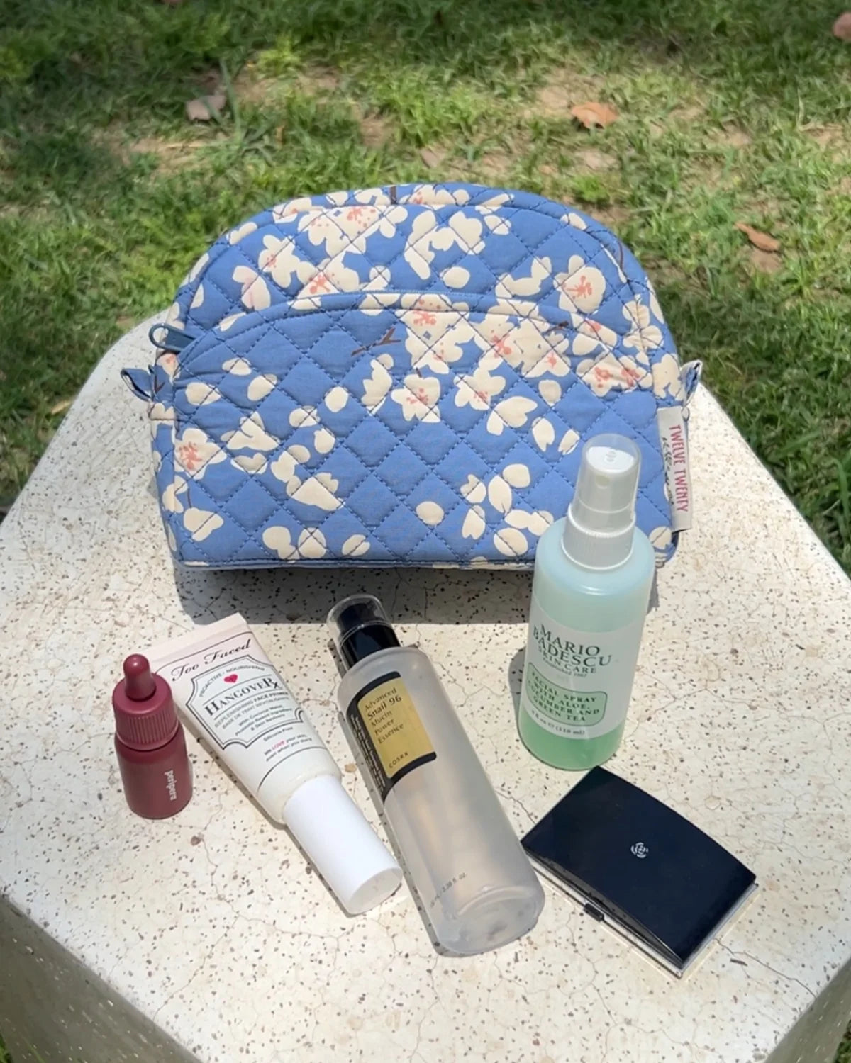 Makeup Bags (Set of 2) - Cherry Blossom
