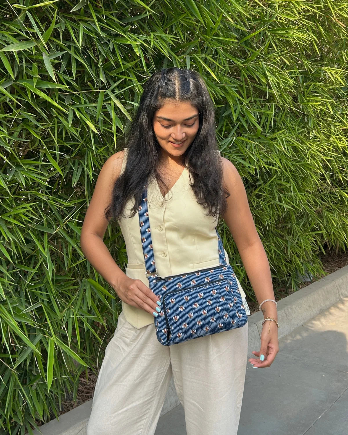 Sling Bag - Honeybee Stripes