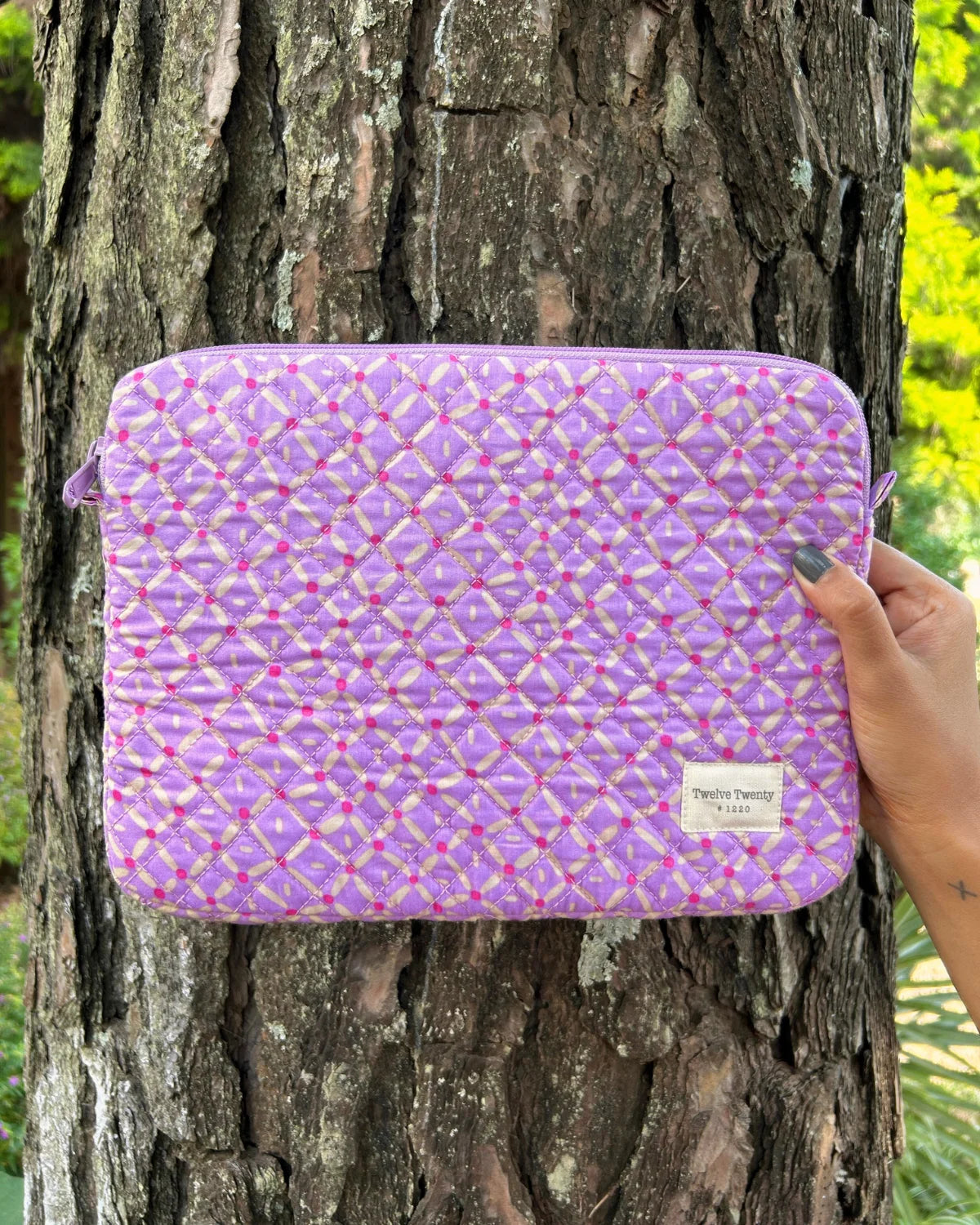 iPad/Tablet Sleeve - Purple Matchsticks