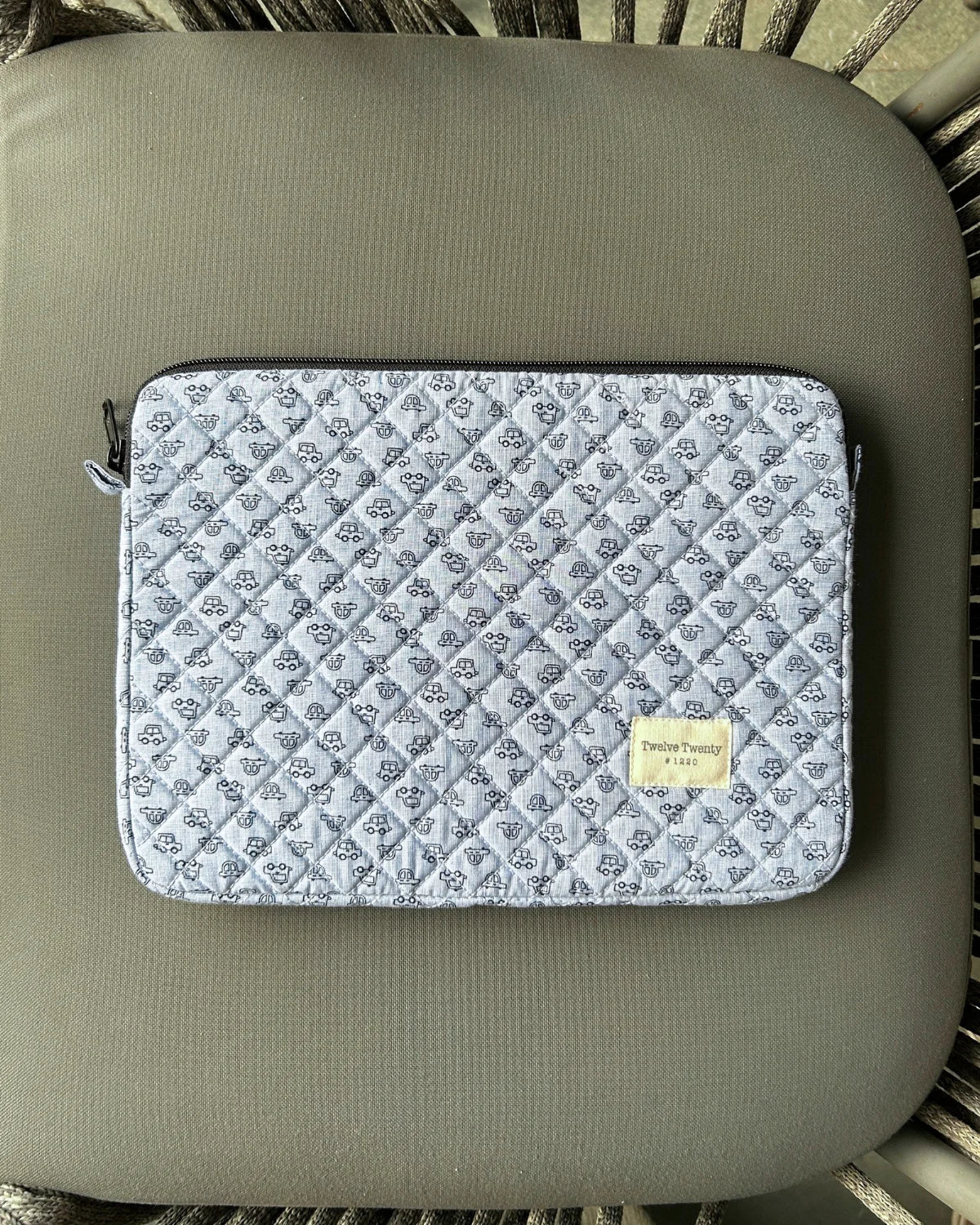 iPad/Tablet Sleeve - Denim Cars