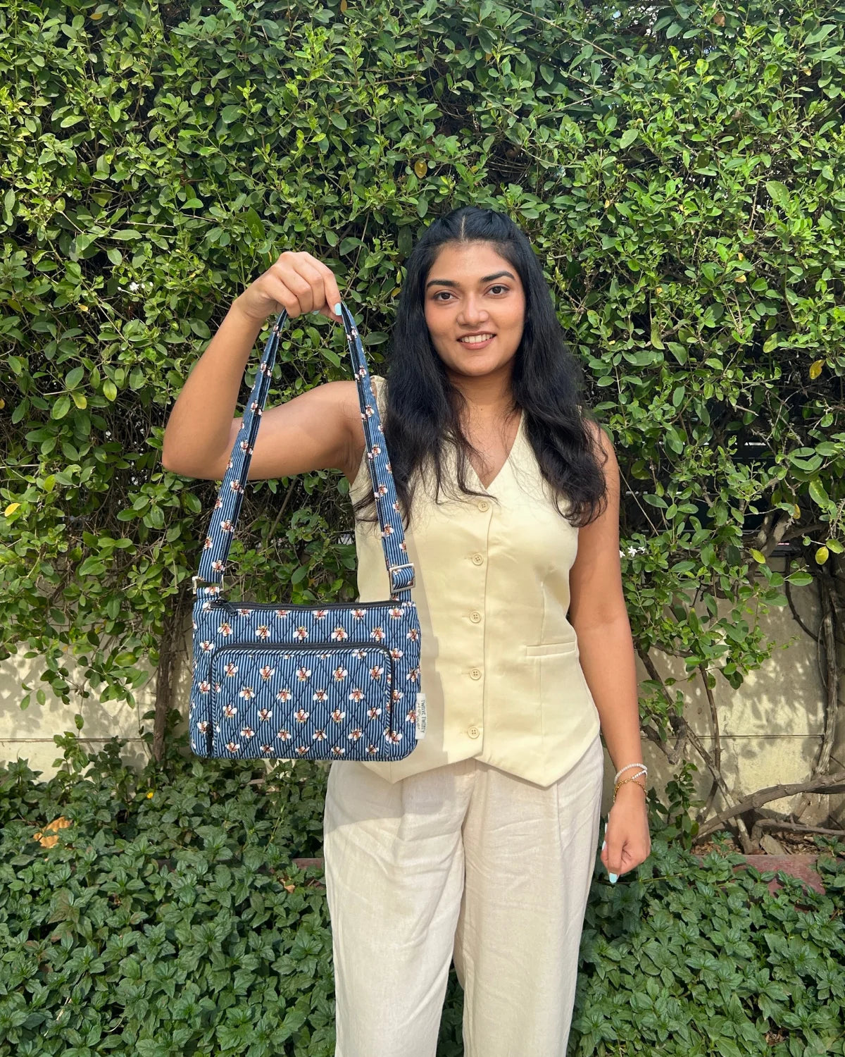 Sling Bag - Honeybee Stripes