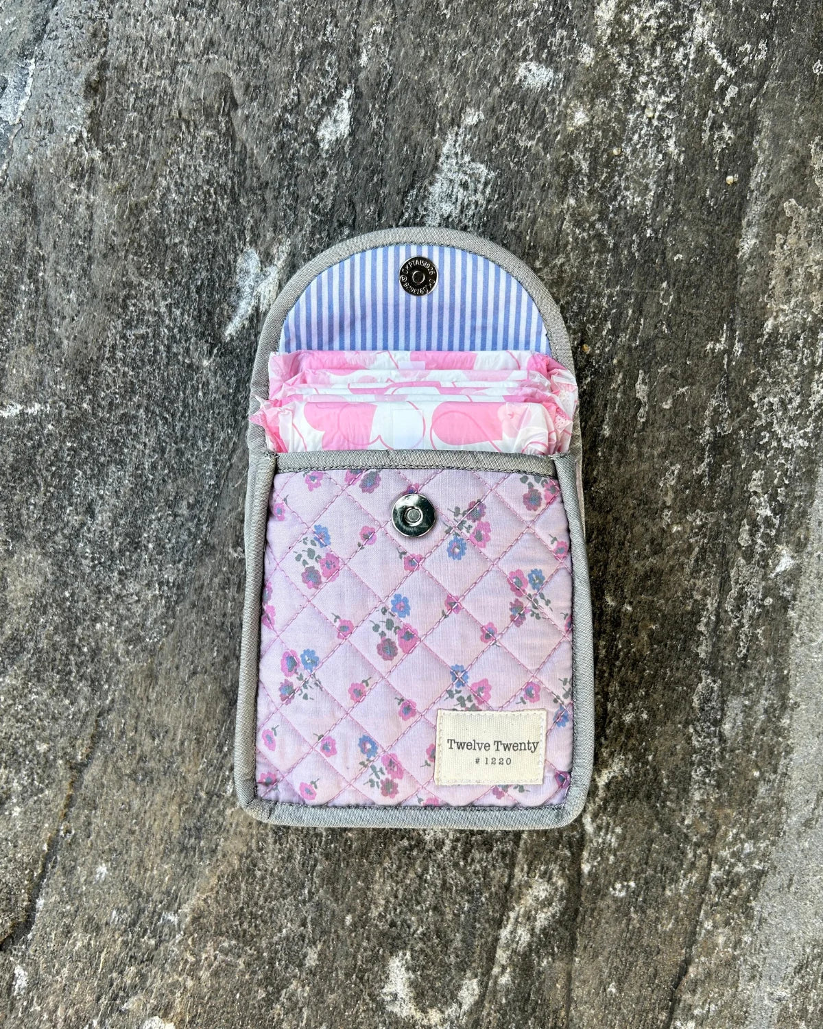 Sanitary Pouch - Lilac Floral