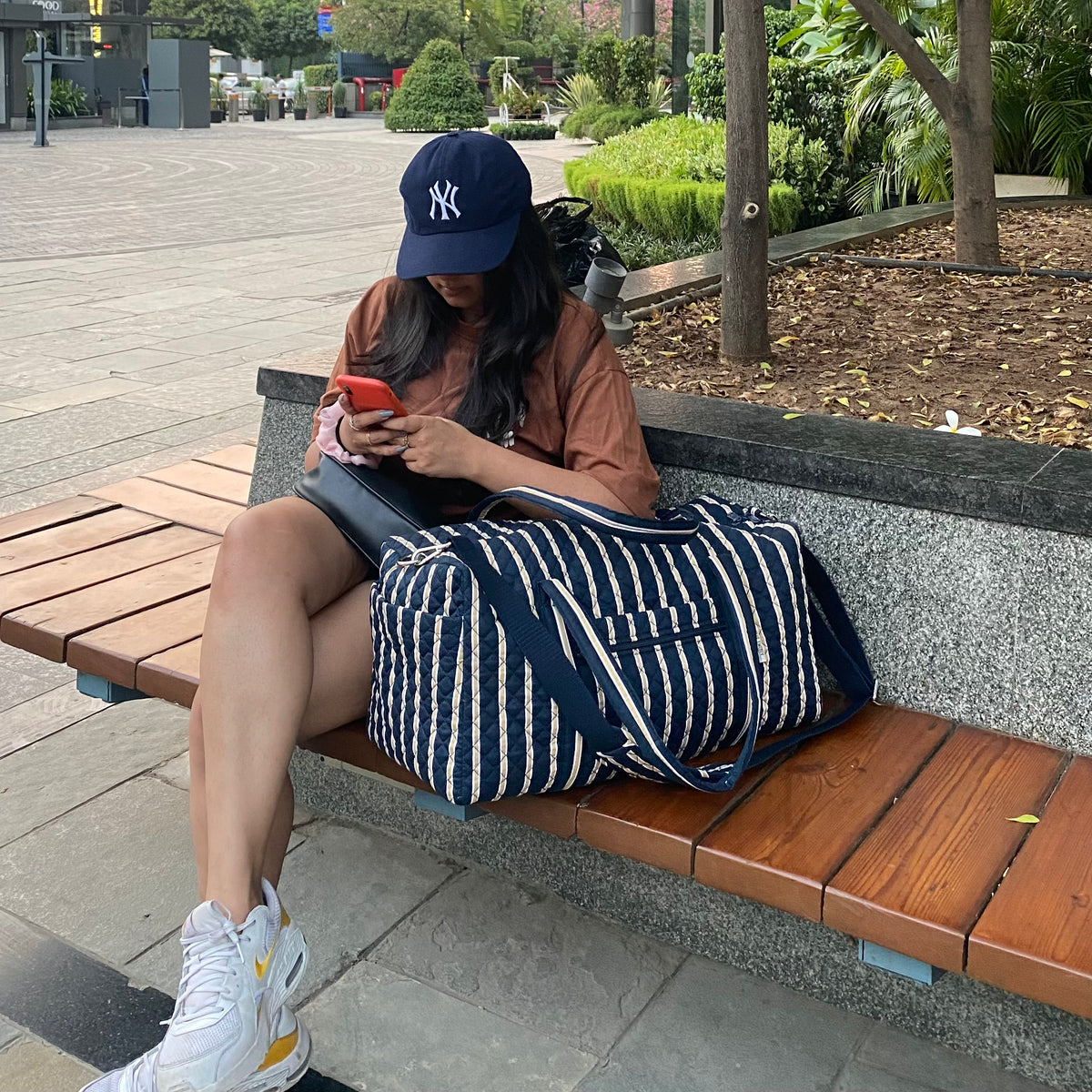 Duffle Bags - Navy Goldline