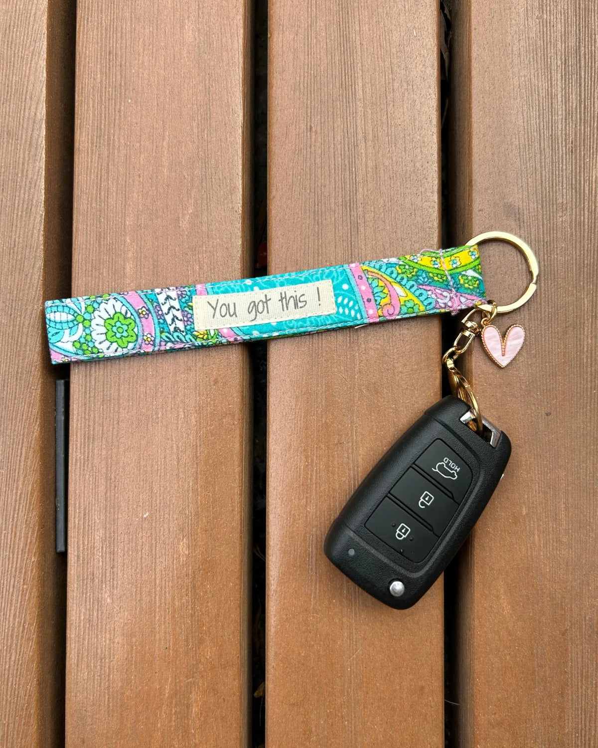 Multi Paisley Keychain