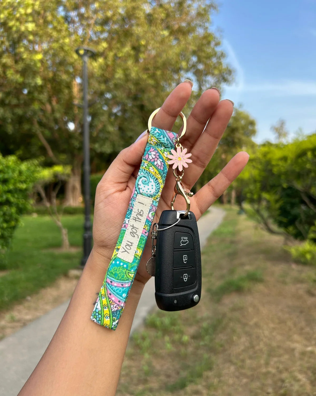 Multi Paisley Keychain