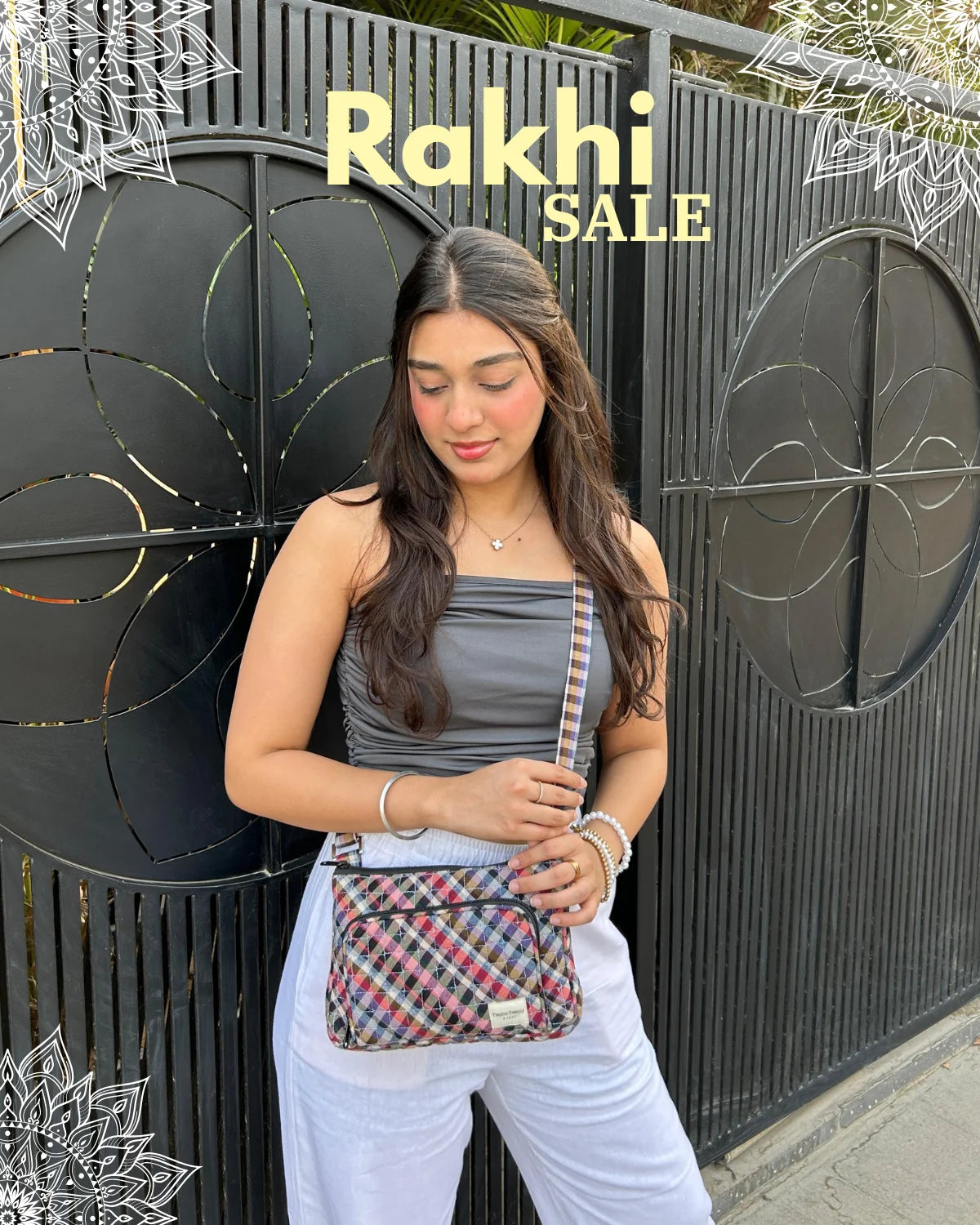 Sling Bag - Multi Checks