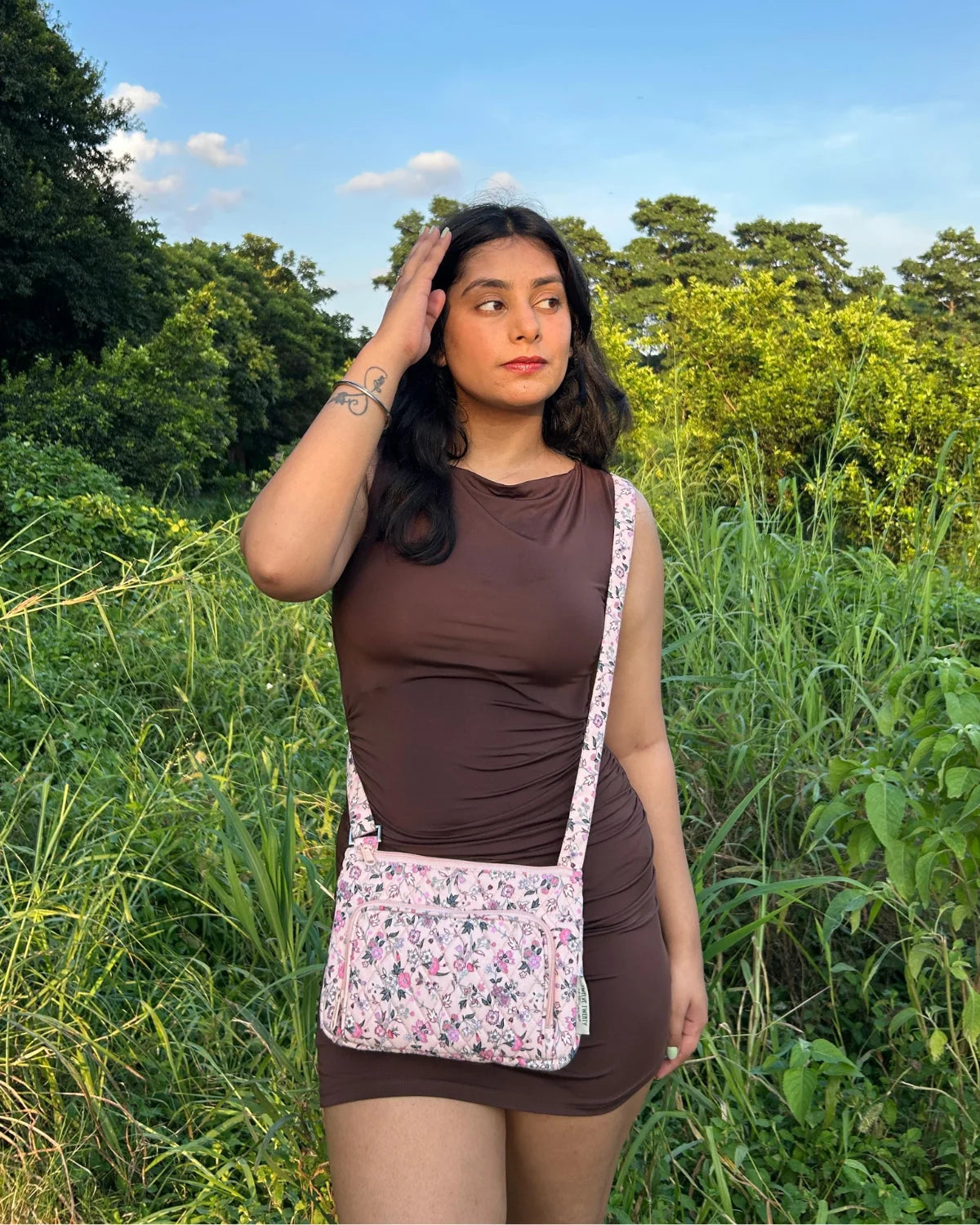 Sling Bag - Pink Floral