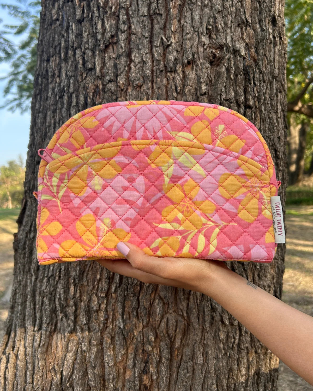 Makeup Bag - Pink Hawaiian