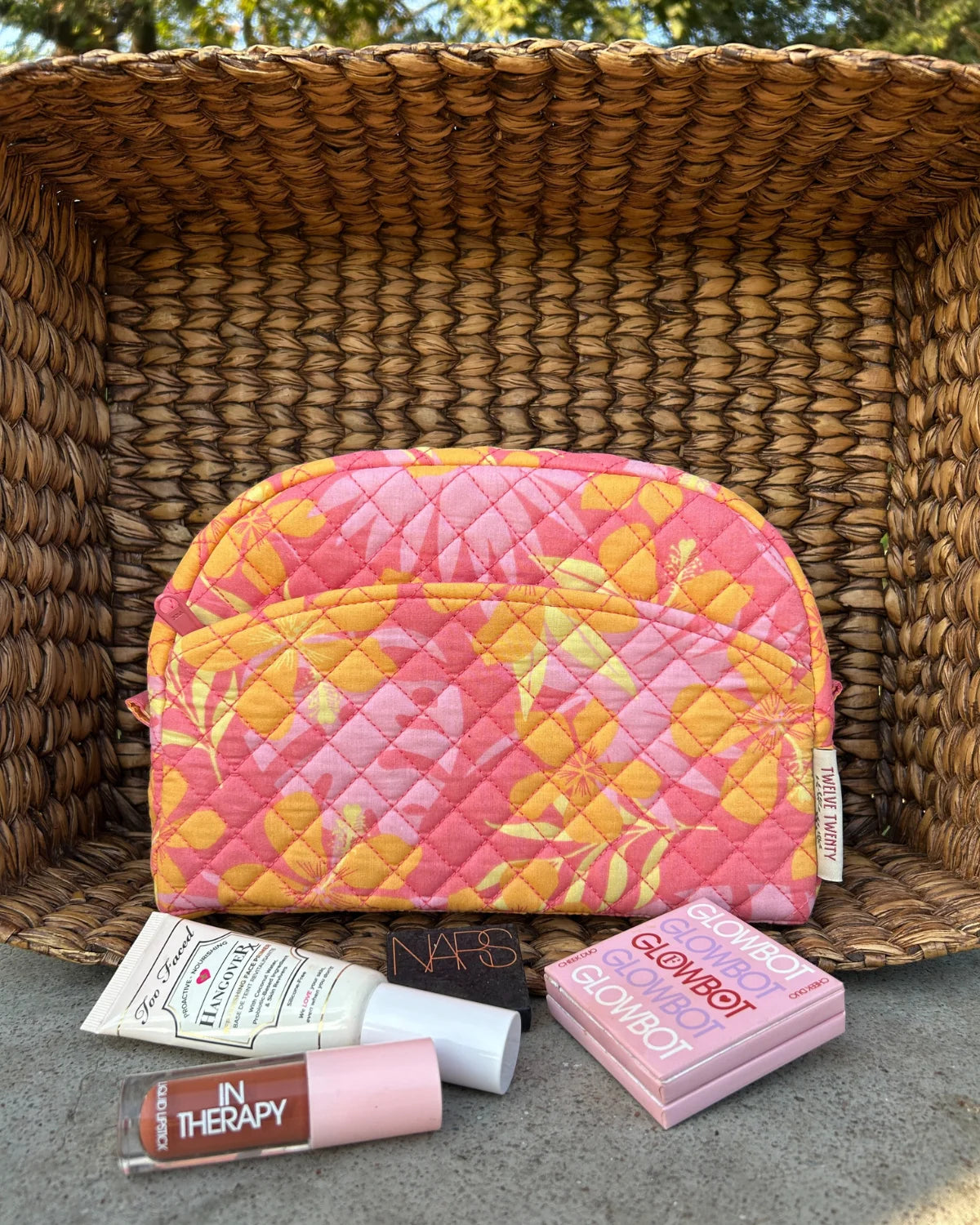 Makeup Bag - Pink Hawaiian