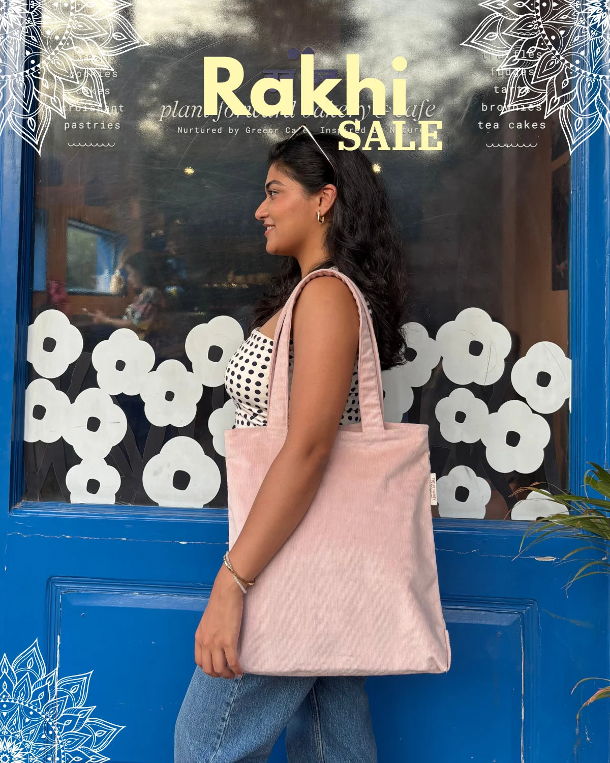 Powder Pink Corduroy Bag